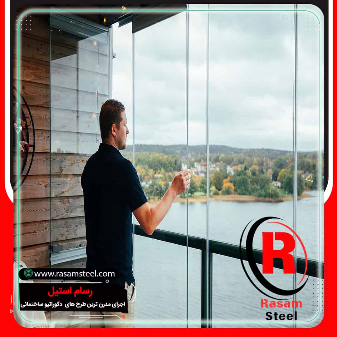 شیشه بالکن – بالکن شیشه ای – نرده شیشه ای بالکن – حفاظ شیشه ای بالکن