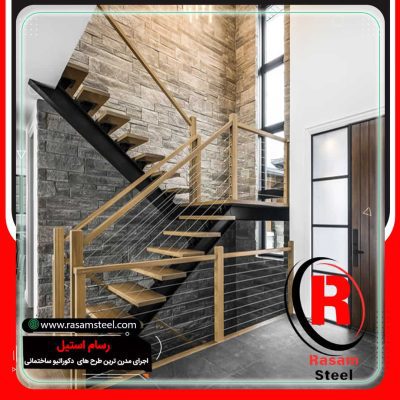 قیمت نرده کابلی – نرده سیم بکسلی – جدیدترین طرح های نرده کابلی