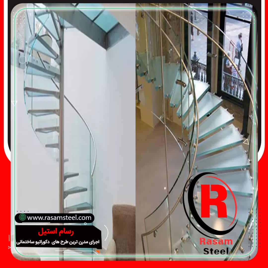 مشخصات، نصب و قیمت پله شیشه ای