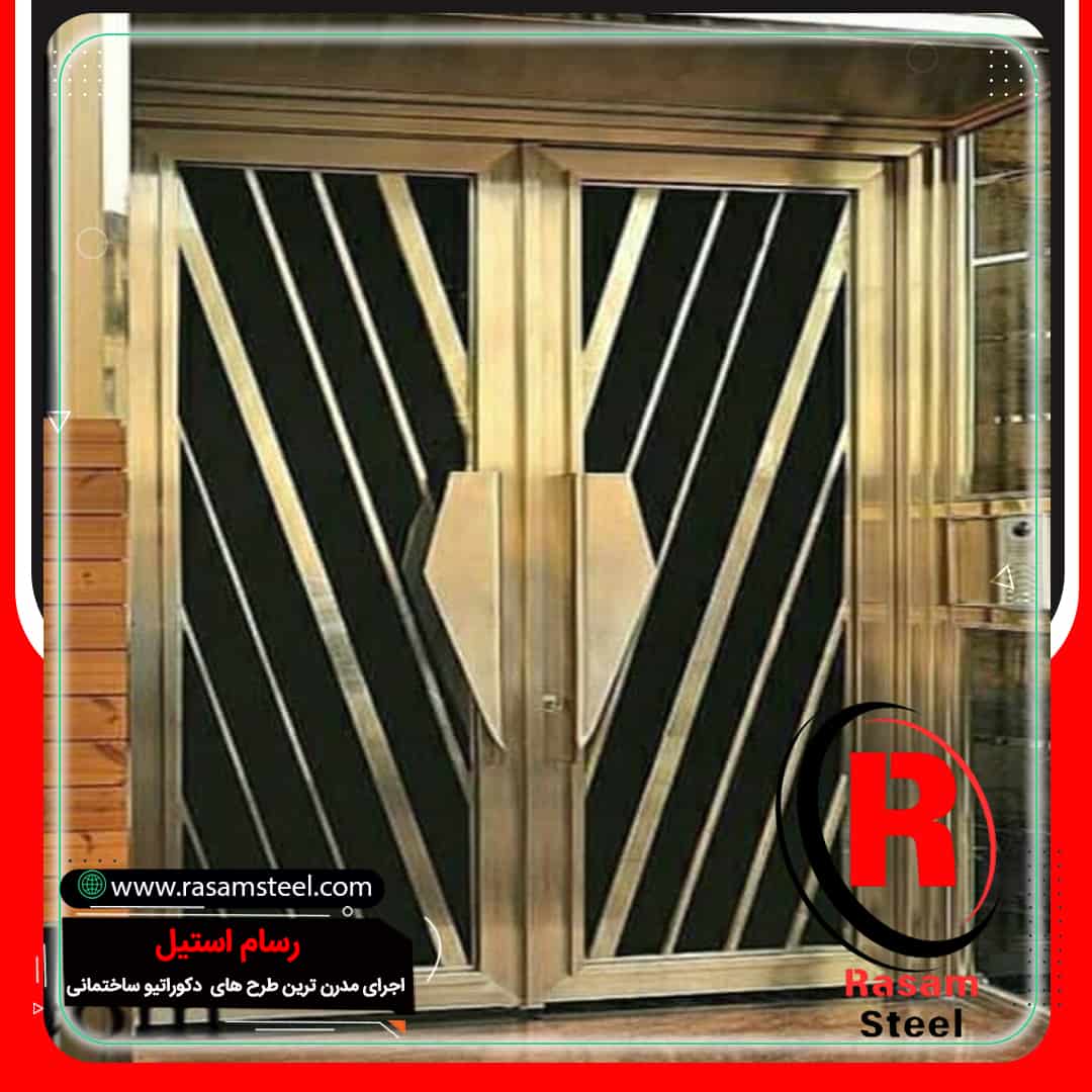 قیمت اجرای درب ضد سرقت استیل طلایی