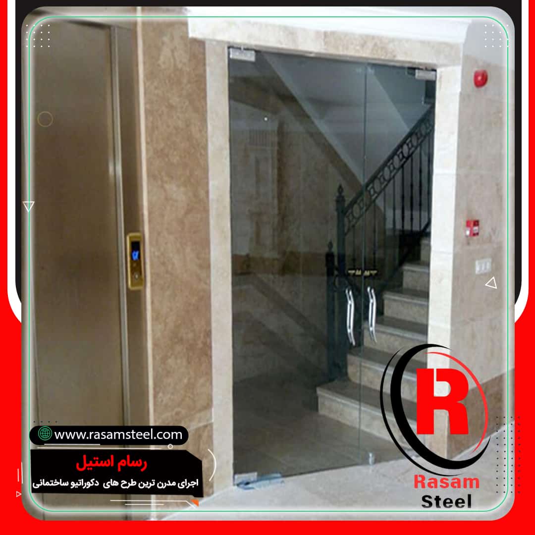 قیمت درب شیشه دودبند مجتمع