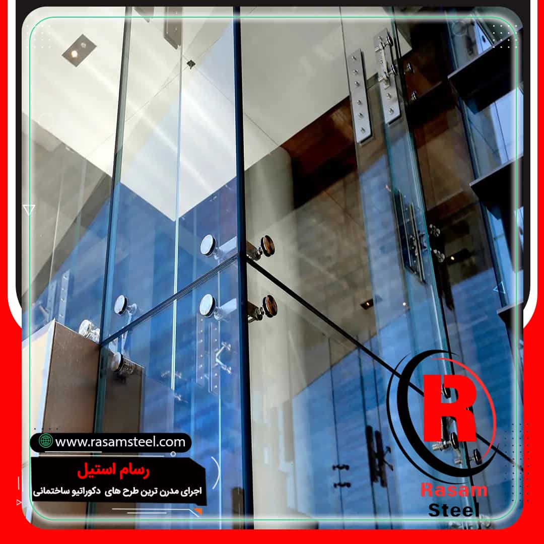 اجرای نمای شیشه ای مدرن