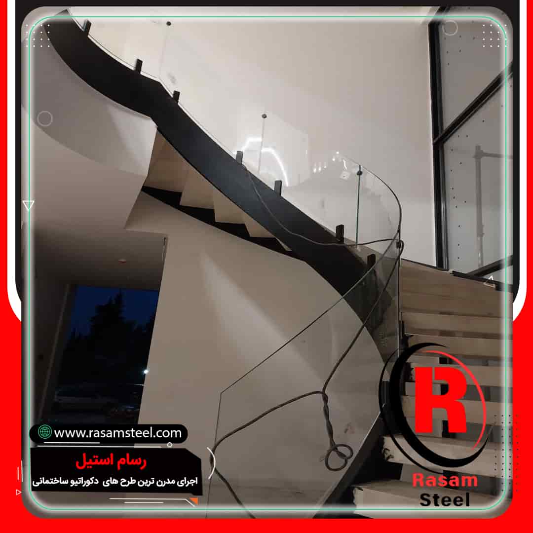 قیمت نصب راه پله پیچ استیل