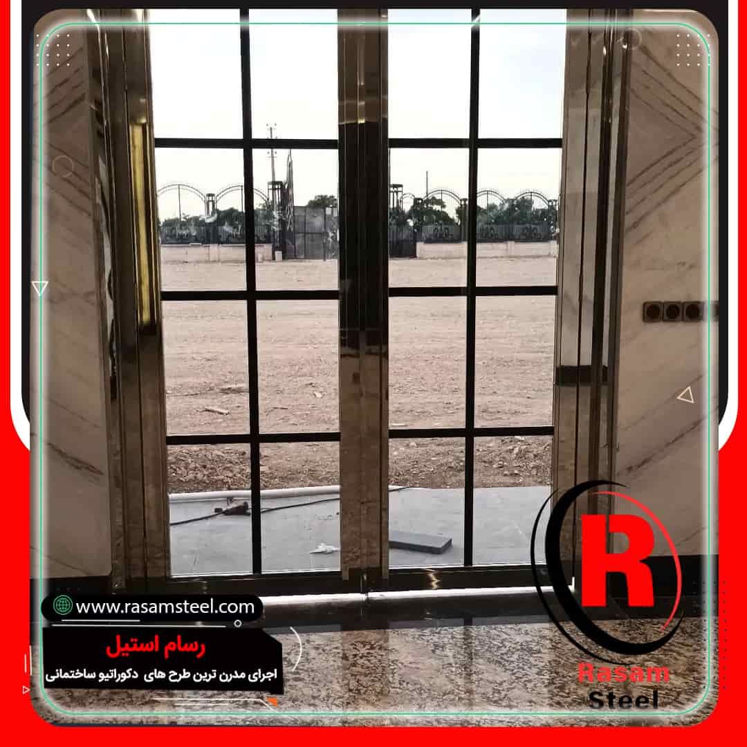 پروژه ساخت درب استیل دولنگه