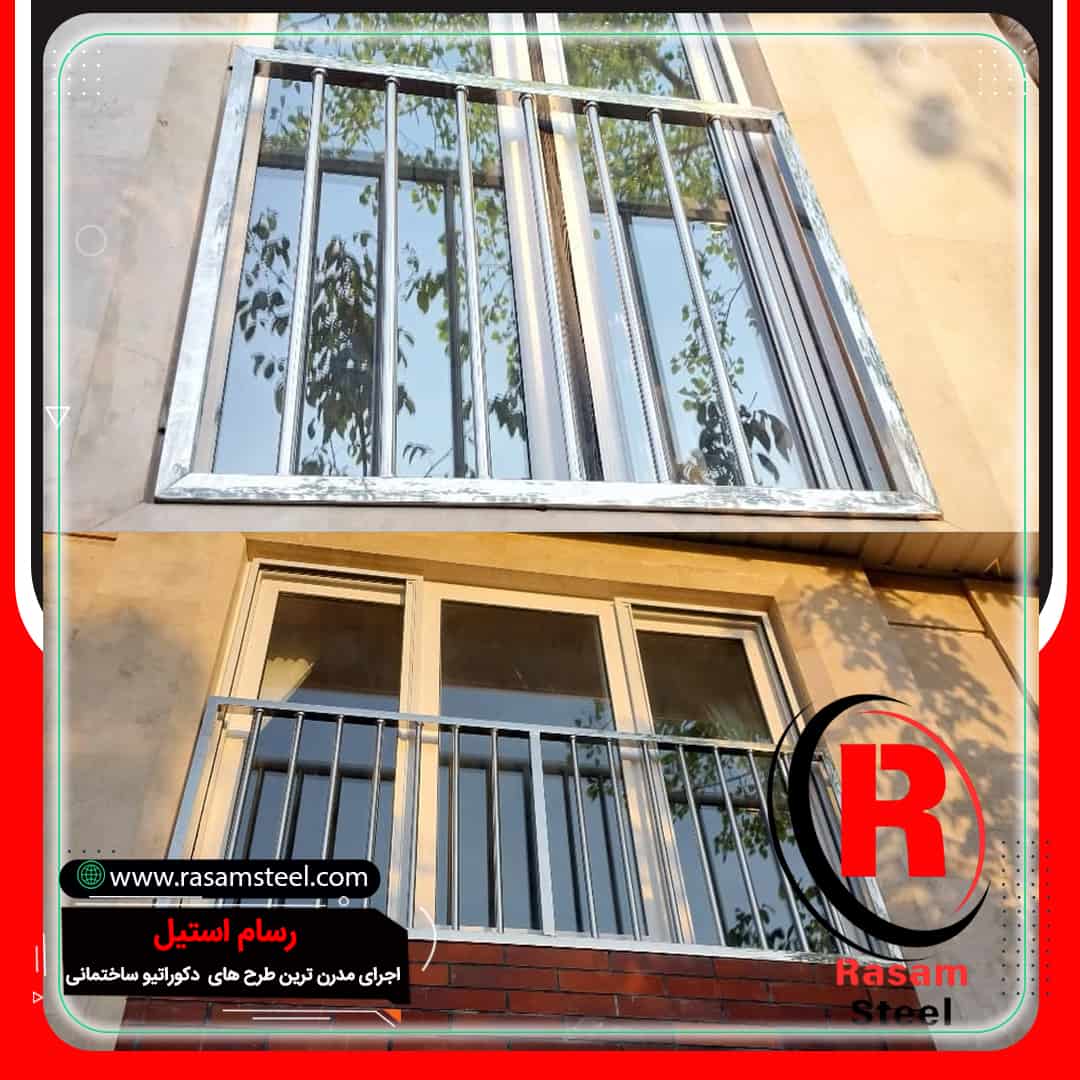 حفاظ استیل ویلایی و نرده کابلی — پروژه رسام استیل