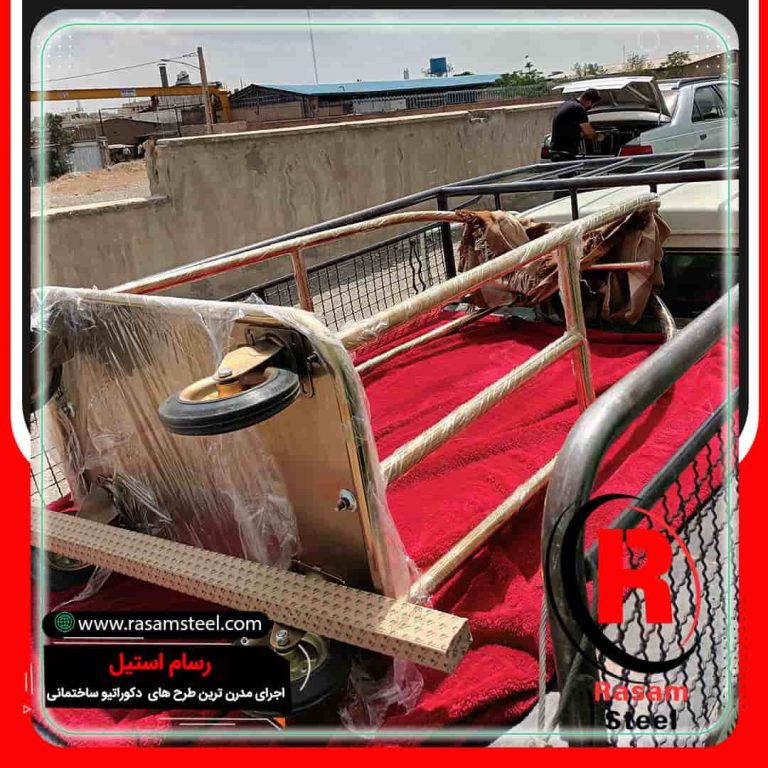 پروژه ساخت دکوراتیو استیل ترولی