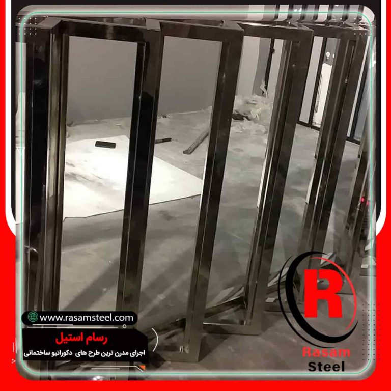 پروژه ساخت راه پله استیل شیشه ای استخر