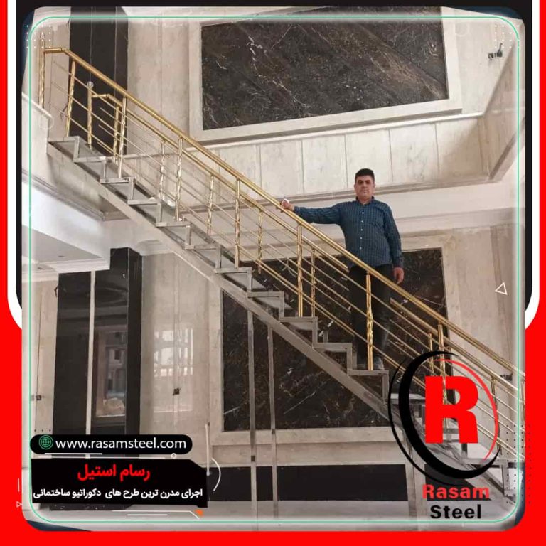 پروژه ساخت راه پلله استیل مغازه