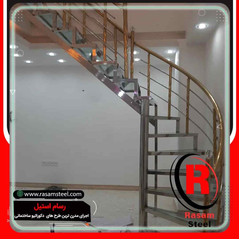 پروژه ساخت راه پلله استیل مغازه