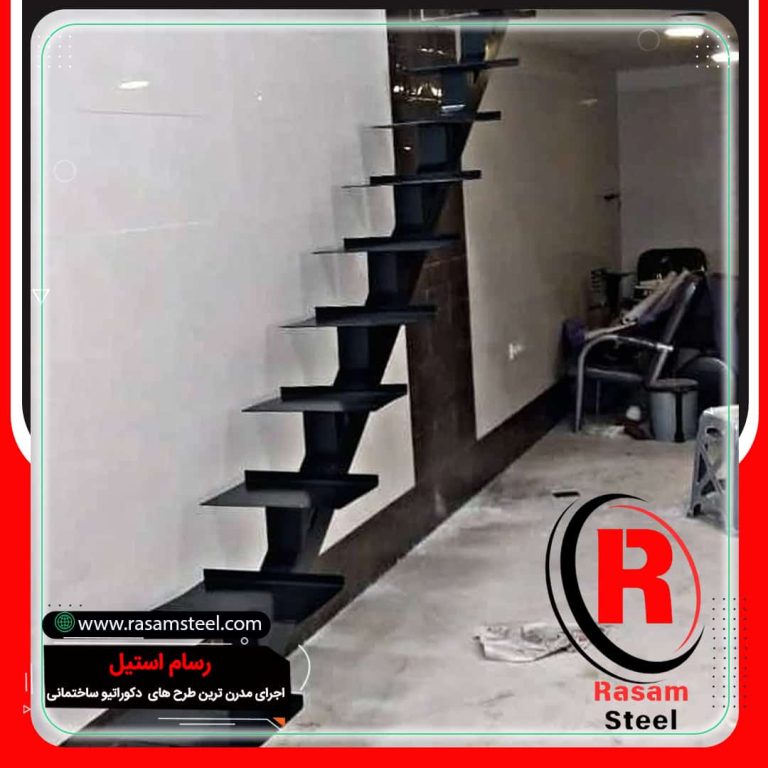 پروژه ساخت راه پله تک محور وسط