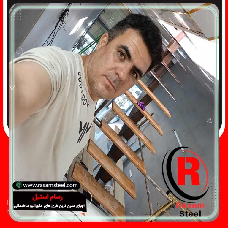 پروژه ساخت راه پله تک محور وسط