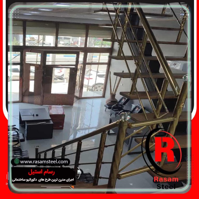 پروژه ساخت راه پله تک محور وسط