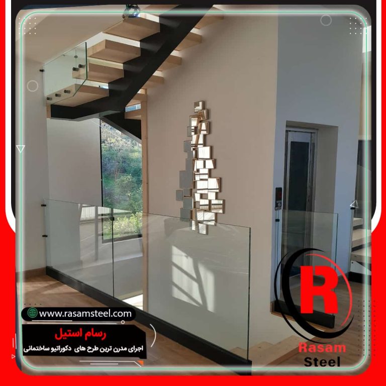 پروژه ساخت راه پله تک محور فلزی
