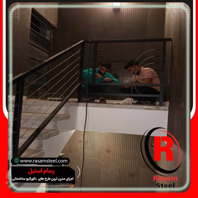 پروژه ساخت نرده کابلی مجتمع