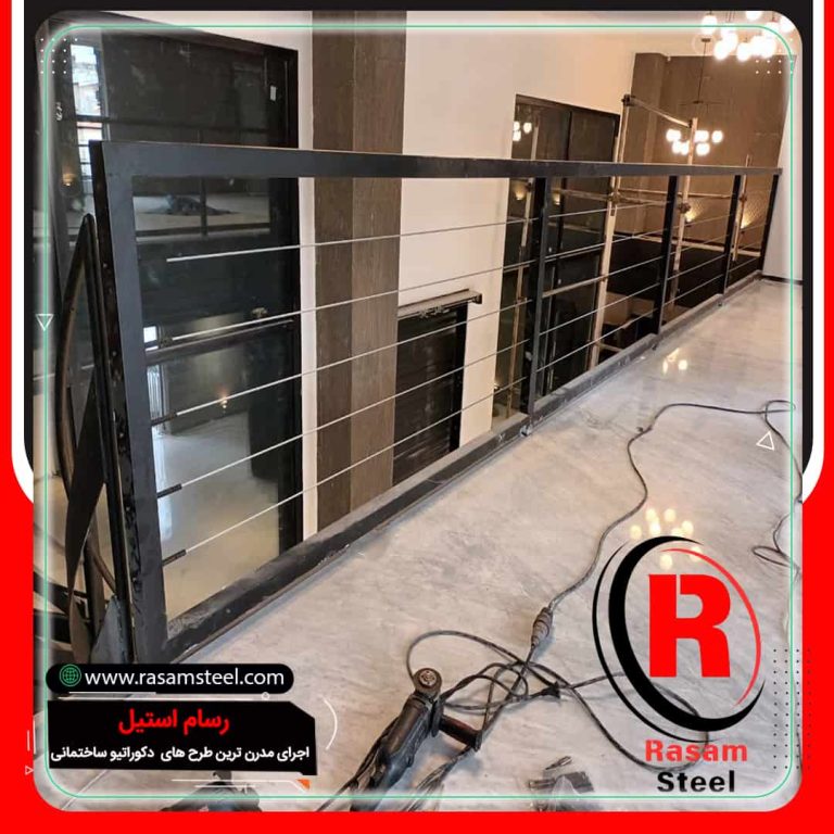 پروژه ساخت نرده کابلی مجتمع