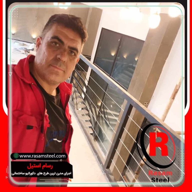 پروژه ساخت نرده کابلی مجتمع