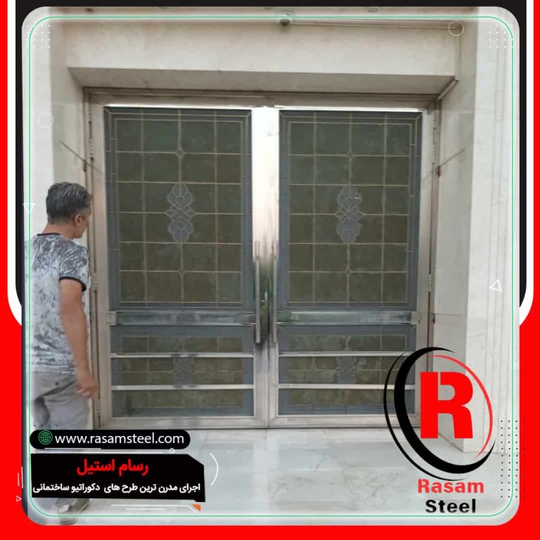 پروژه ساخت درب استیل تالار