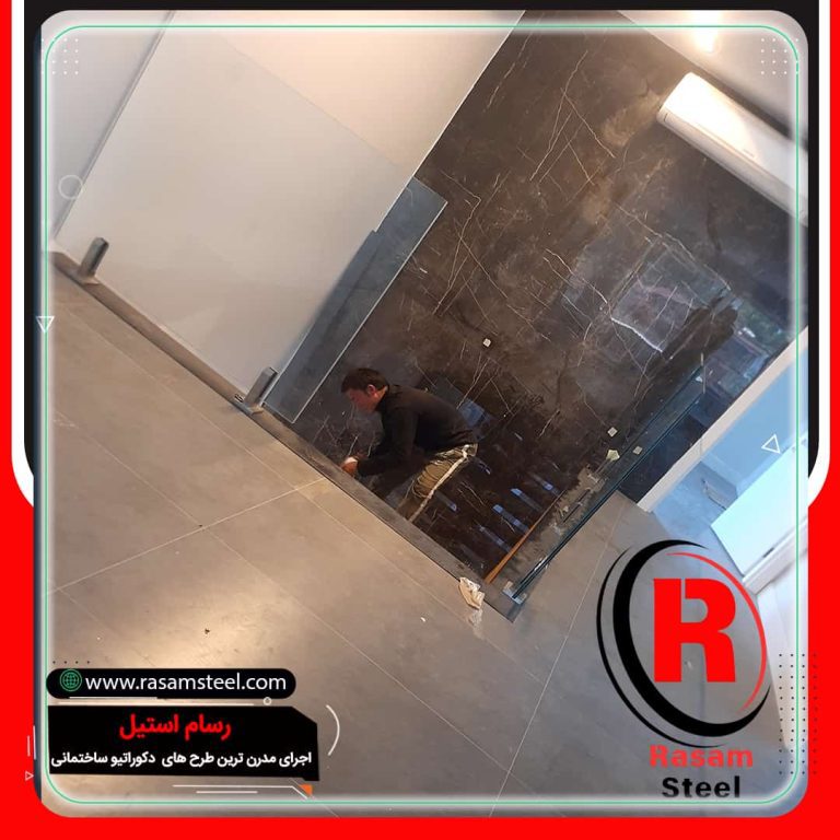 پروژه ساخت نرده شیشه ای اسپیگات