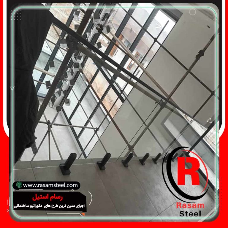 پروژه ساخت نرده شیشه ای اسپیگات