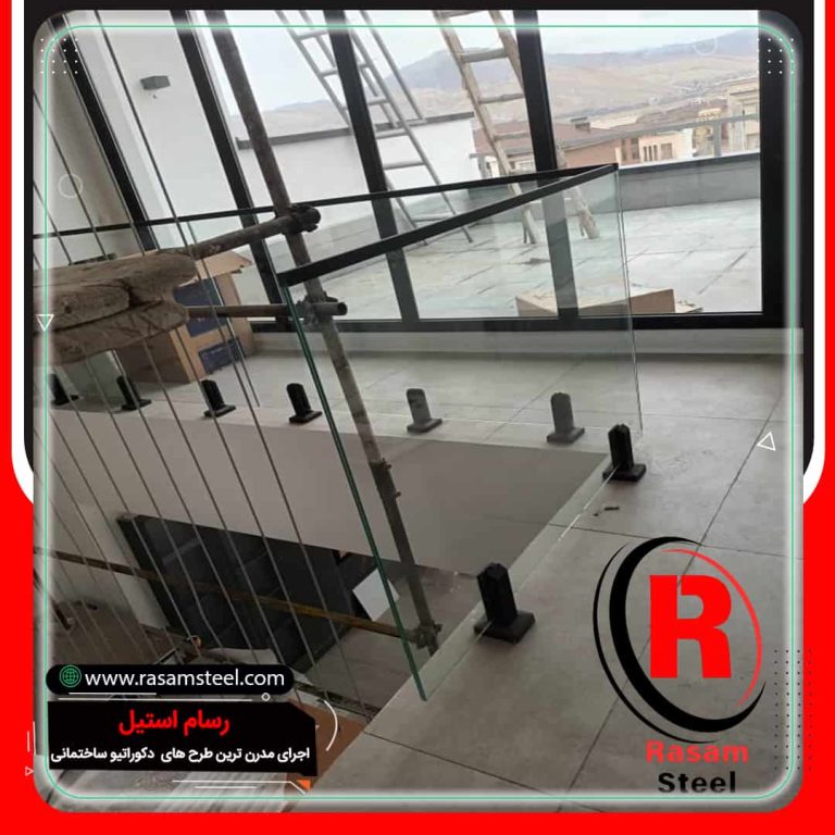 پروژه ساخت نرده شیشه ای اسپیگات