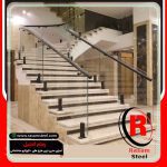 34- اجرای نرده شیشه ای اسپیگات