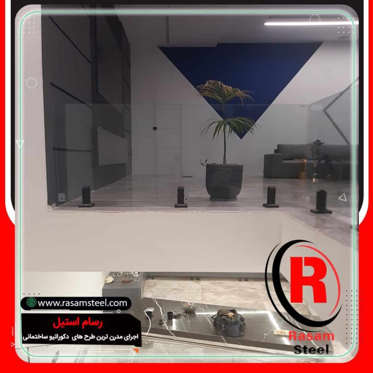 پروژه ساخت نرده شیشه ای اسپیگات