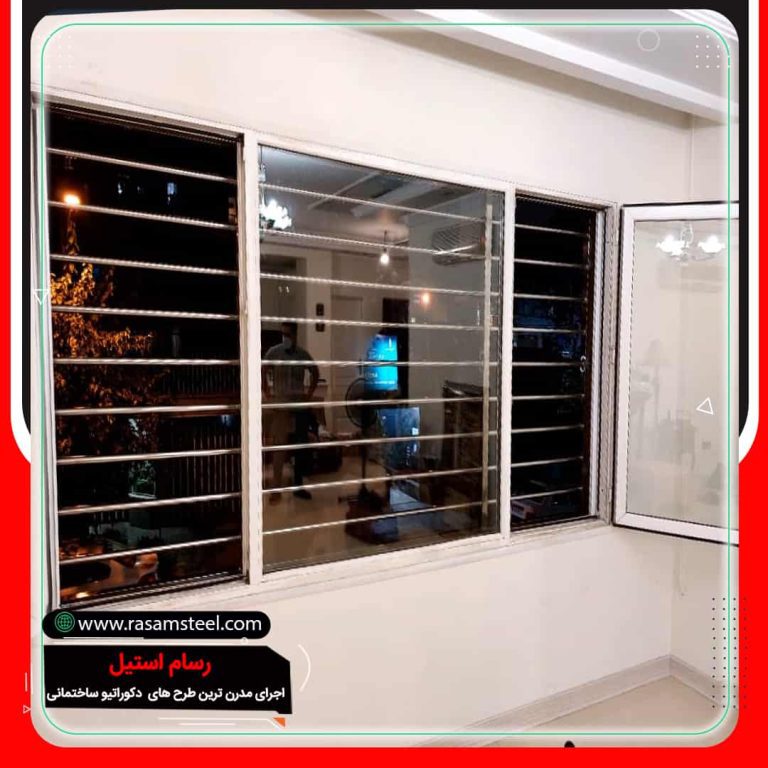 پروژه ساخت حفاظ استیل درب آپارتمان