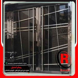 پروژه ساخت درب استیل ورودی مجتمع ضد سرقت