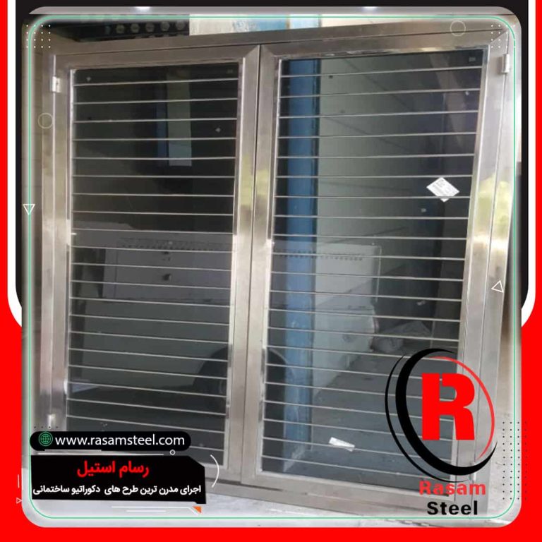 پروژه ساخت درب استیل ورودی مجتمع