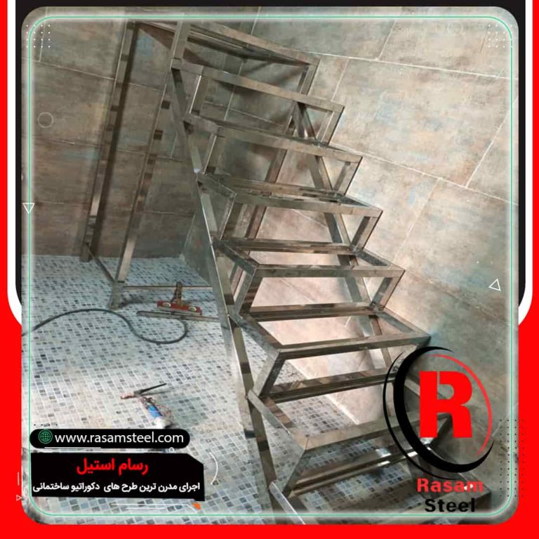 پروژه ساخت راه پلله استیل مغازه
