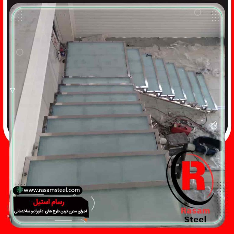 پروژه ساخت راه پلله استیل مغازه