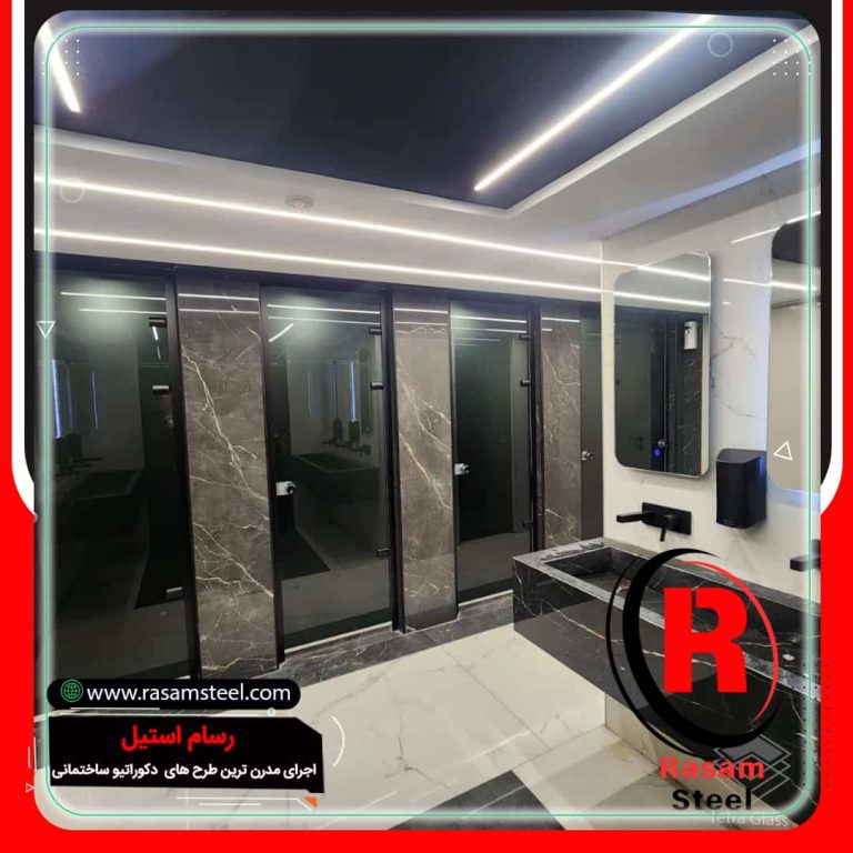 پروژه ساخت پارتیشن شیشه ای دودی