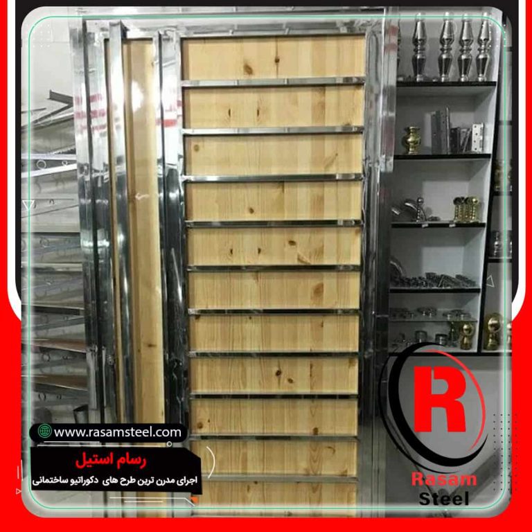 ساخت درب استیل ورودی فروشگاه