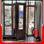 ساخت درب استیل برنزی مغازه