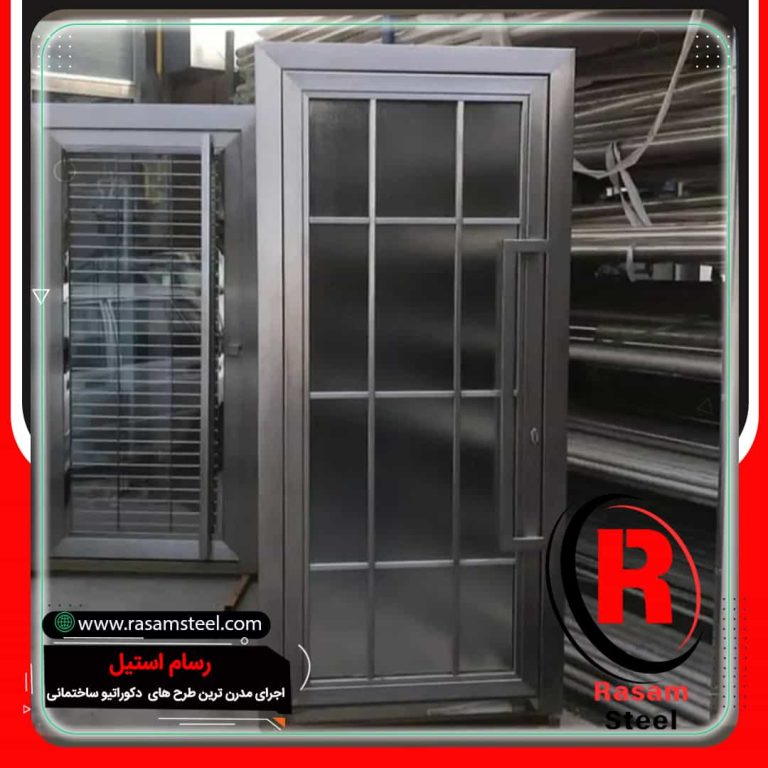 مراحل ساخت درب استیل ورودی ساختمان