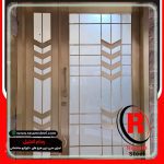درب ورودی استیل طلایی