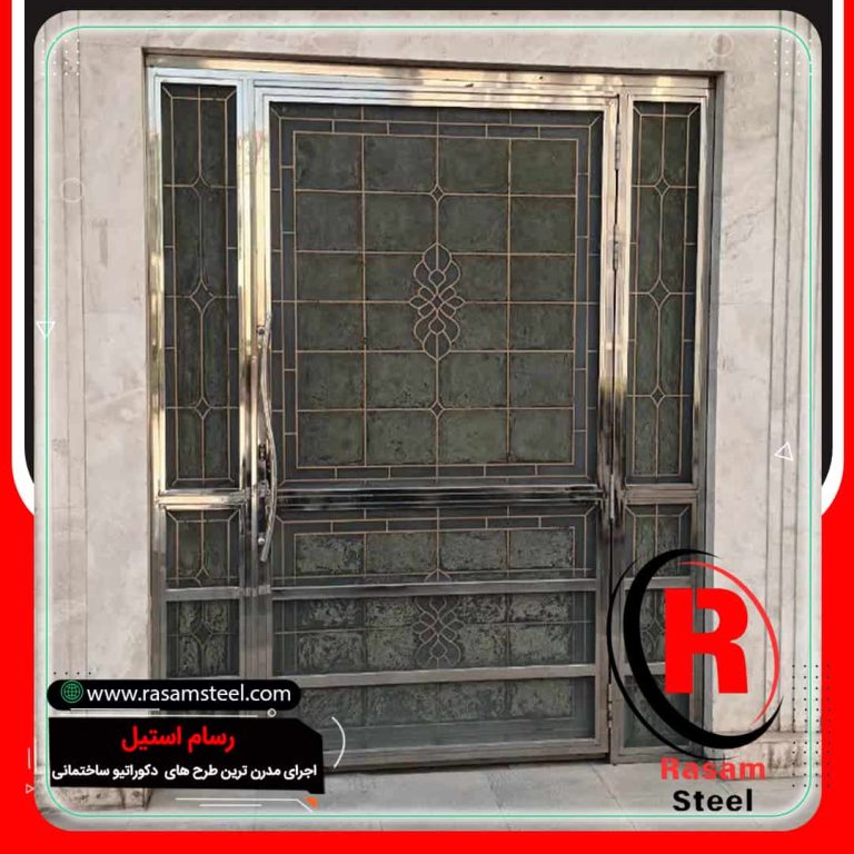 قیمت درب استیل و شیشه ای ورودی