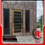 ساخت درب طلایی استیل ویلایی