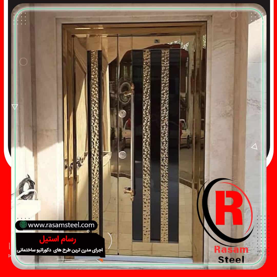 درب طلایی ورودی تک لنگه