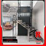 اجرای راه پله استیل دوبلکس مغازه