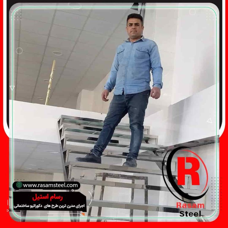 ارزان ترین راه پله استیل دوبلکس مستقیم