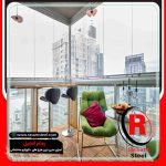 تراس شیشه ای آپارتمان