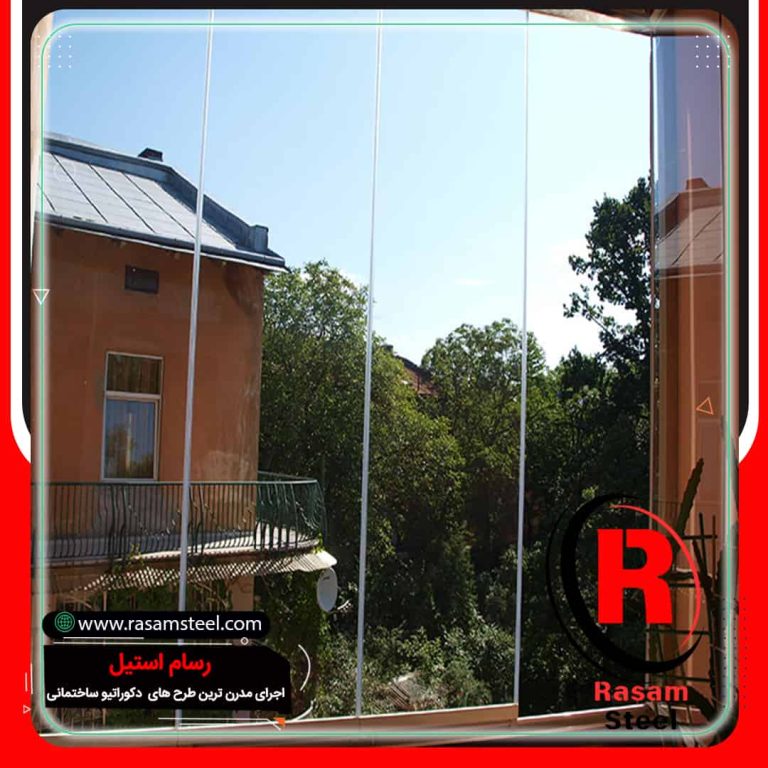 اجرای بالکن شیشه ای مدرن تهران