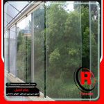 اجرای تراس شیشه ای