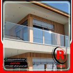 اجرای تراس شیشه ای