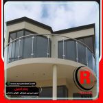 قیمت اجرای نرده استیل شیشه ای بالکن