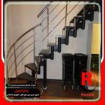 اجرای راه پله مفصلی استیل دوبلکس