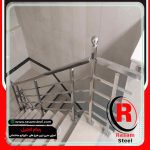 قیمت ساخت نرده استیل جوشی راه پله