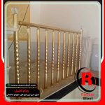 نرده استیل پایه پیچی