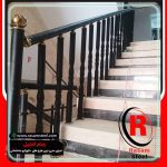 نرده مشکی حصاری راه پله